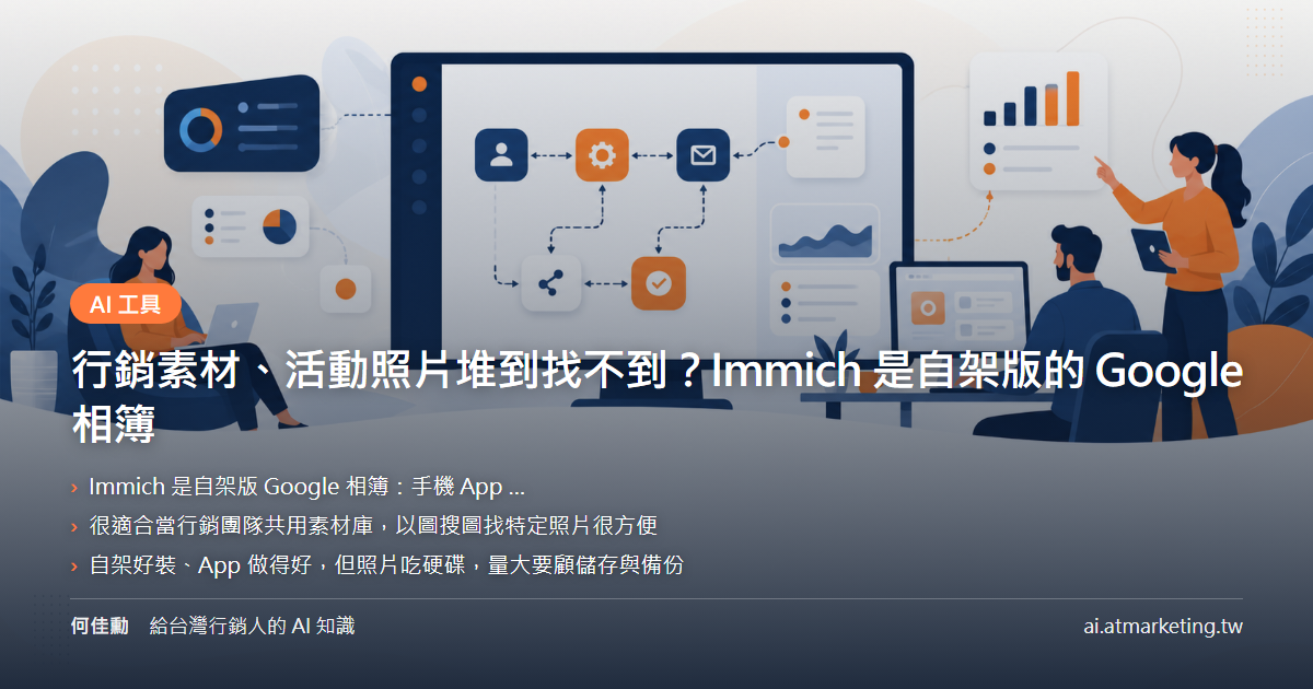 行銷素材、活動照片堆到找不到？Immich 是自架版的 Google 相簿