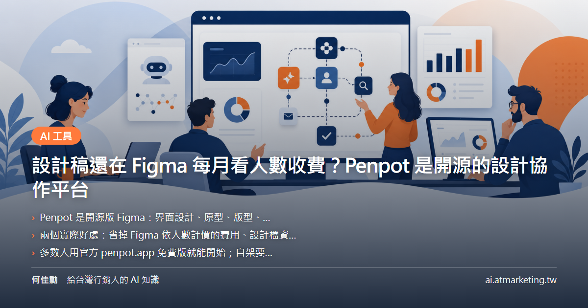 設計稿還在 Figma 每月看人數收費？Penpot 是開源的設計協作平台